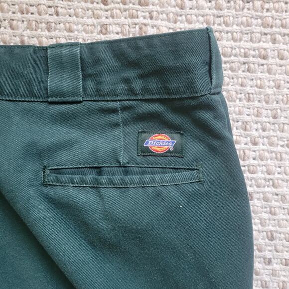 Mens 38x30 Dickies 874 Original Fit Work Pants Dark Forest Green Straight Leg - Picture 5 of 5